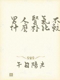 男人肾气不足吃什么补比较好封面