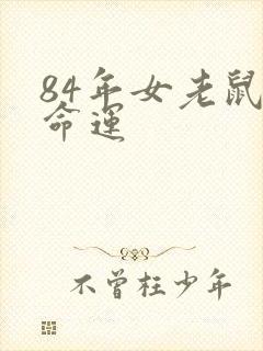 84年女老鼠的命运