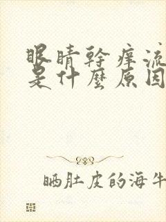 眼睛干痒流眼泪是什么原因