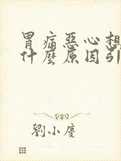 胃痛恶心想吐是什么原因引起的