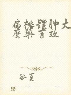 扁桃体肿大吃什么药有效