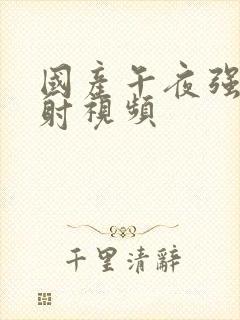 国产午夜强上内射视频