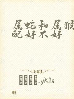 属蛇和属猴的婚配好不好