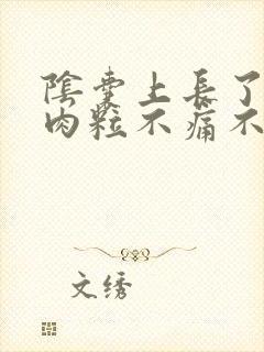 阴囊上长了个小肉粒不痛不痒