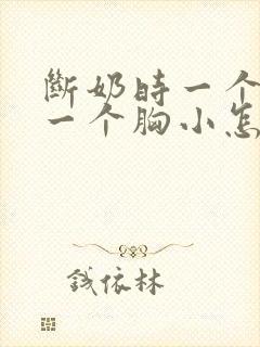 断奶时一个胸大一个胸小怎么办封面