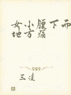 女小腹下面三角地方痛