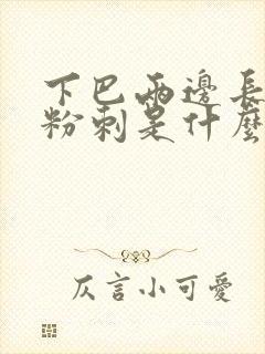 下巴两边长闭口粉刺是什么原因