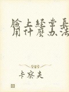 脸上经常长痘痘用什么办法