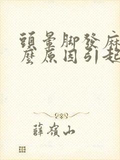 头晕脚发麻是什么原因引起的