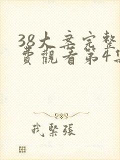 38大案完整免费观看第4集