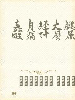 来月经大腿内侧酸痛什么原因