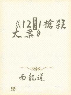 《12·1枪杀大案》