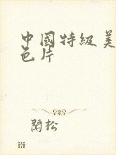 中国特级美女黄色片