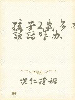 孩子2岁多不会说话咋办