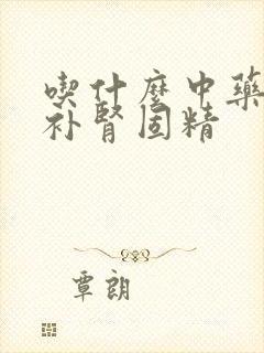 吃什么中药可以补肾固精