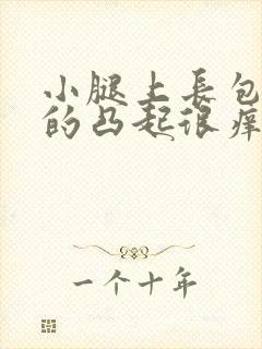 小腿上长包硬硬的凸起很痒封面