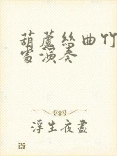 葫芦丝曲竹林深处演奏