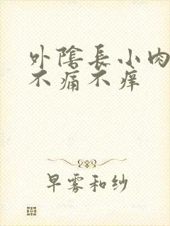 外阴长小肉粒 不痛不痒