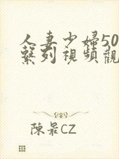 人妻少妇500系列视频观看