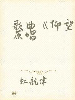 歌曲《仰望主》原唱封面