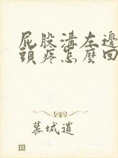 屁股沟左边的骨头疼怎么回事