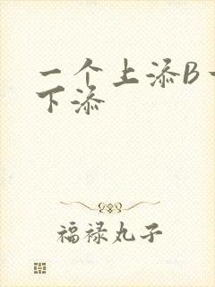 一个上添B一个下添