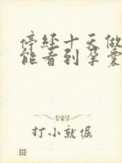 停经十天做b超能看到孕囊吗