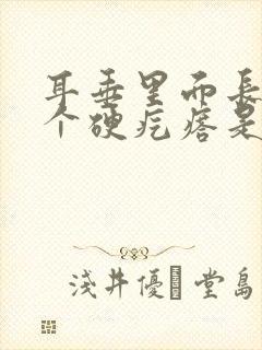 耳垂里面长了一个硬疙瘩是怎么回事