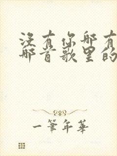没有你哪有我是哪首歌里的歌词