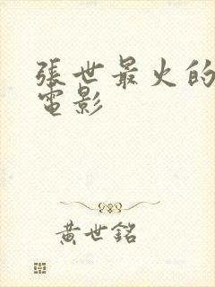 张世最火的十部电影封面