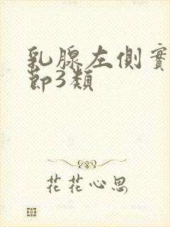 乳腺左侧实性结节3类封面