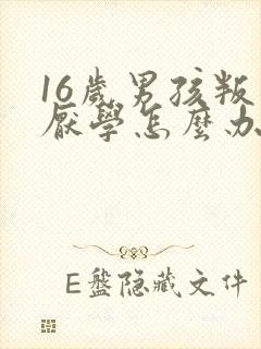 16岁男孩叛逆厌学怎么办封面