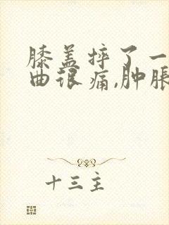 膝盖摔了一跤弯曲很痛,肿胀