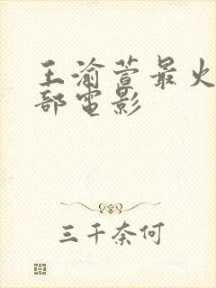 王渝萱最火的三部电影