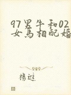 97男牛和02女马相配婚姻如何