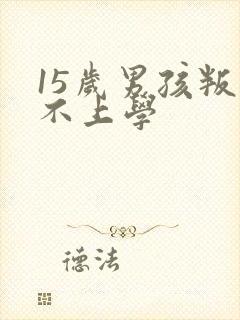 15岁男孩叛逆不上学