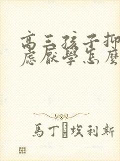 高三孩子抑郁焦虑厌学怎么办封面