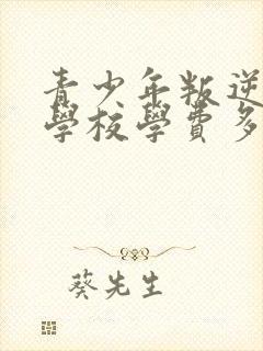 青少年叛逆特训学校学费多少