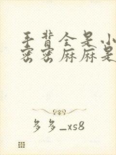 手背全是小疙瘩密密麻麻是什么病