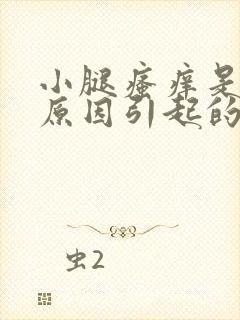 小腿瘙痒是什么原因引起的