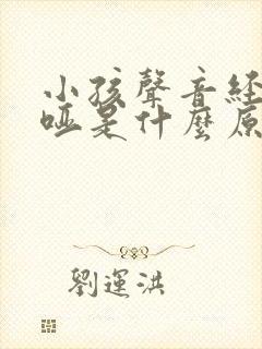 小孩声音经常嘶哑是什么原因