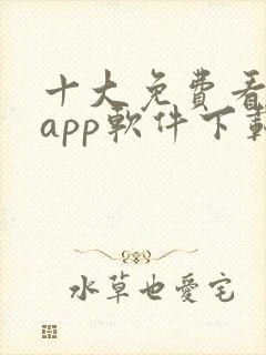 十大免费看黄片app软件下载