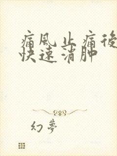 痛风止痛后如何快速消肿封面