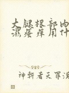 大腿根部内侧潮湿瘙痒用什么药