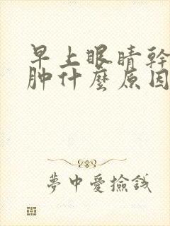 早上眼睛干涩浮肿什么原因引起的