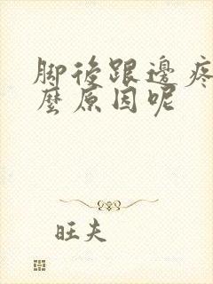 脚后跟边疼是什么原因呢封面