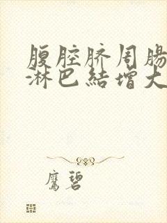 腹腔脐周肠系膜淋巴结增大封面