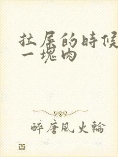 拉屎的时候出来一块肉