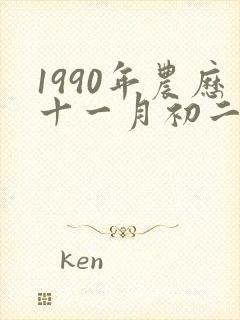 1990年农历十一月初二什么命