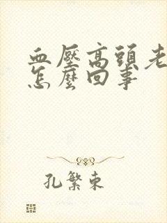 血压高头老是晕怎么回事